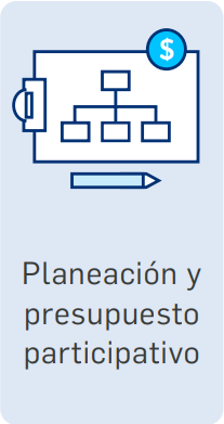 Planeaión y/o presupuesto participativo